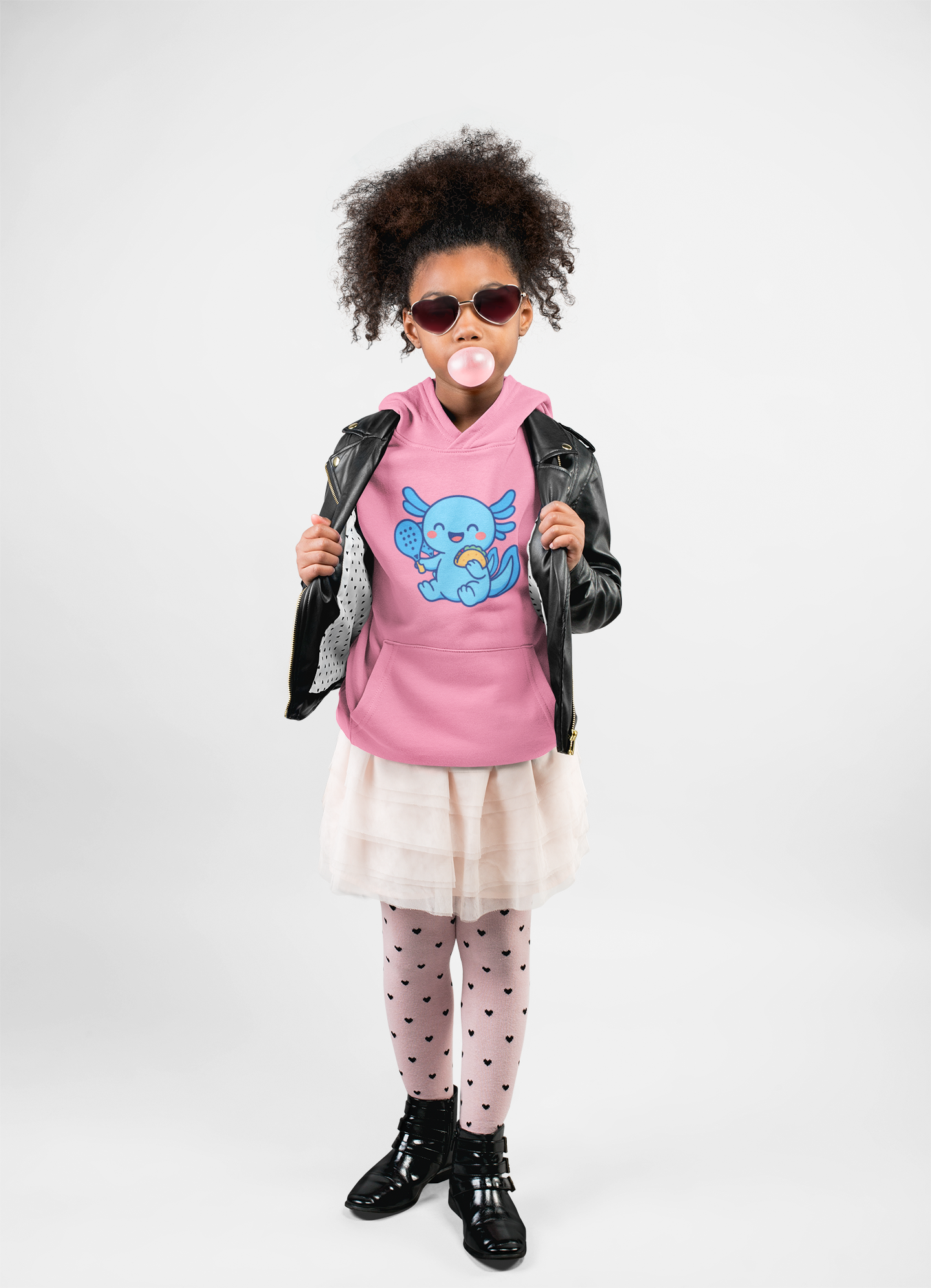 Axolotl Padel Hoodie Kids