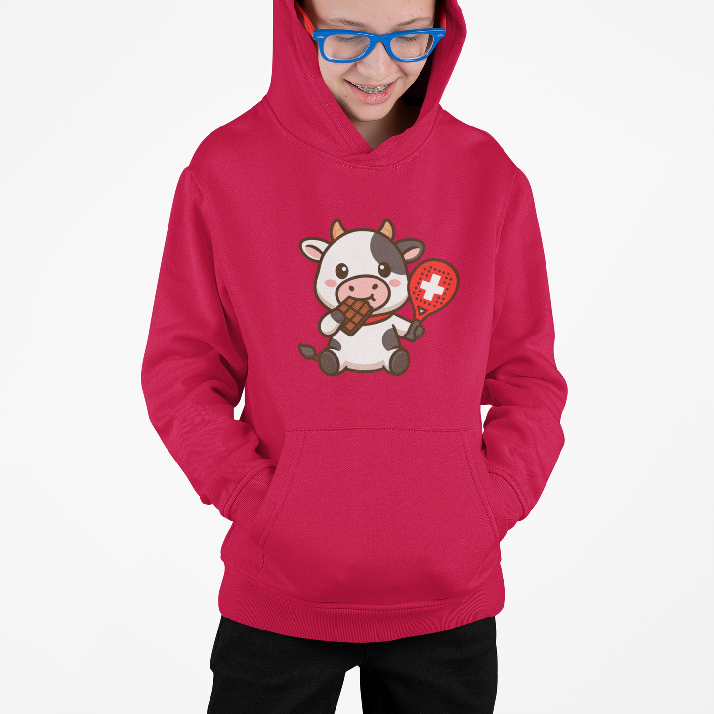 Cow Padel Hoodie Kids