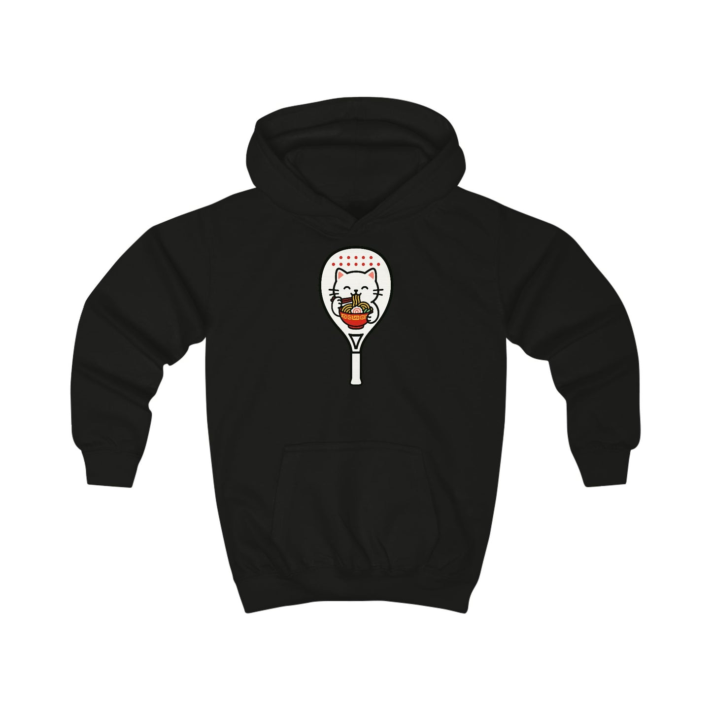 Cat Ramen Padel Hoodie Kids