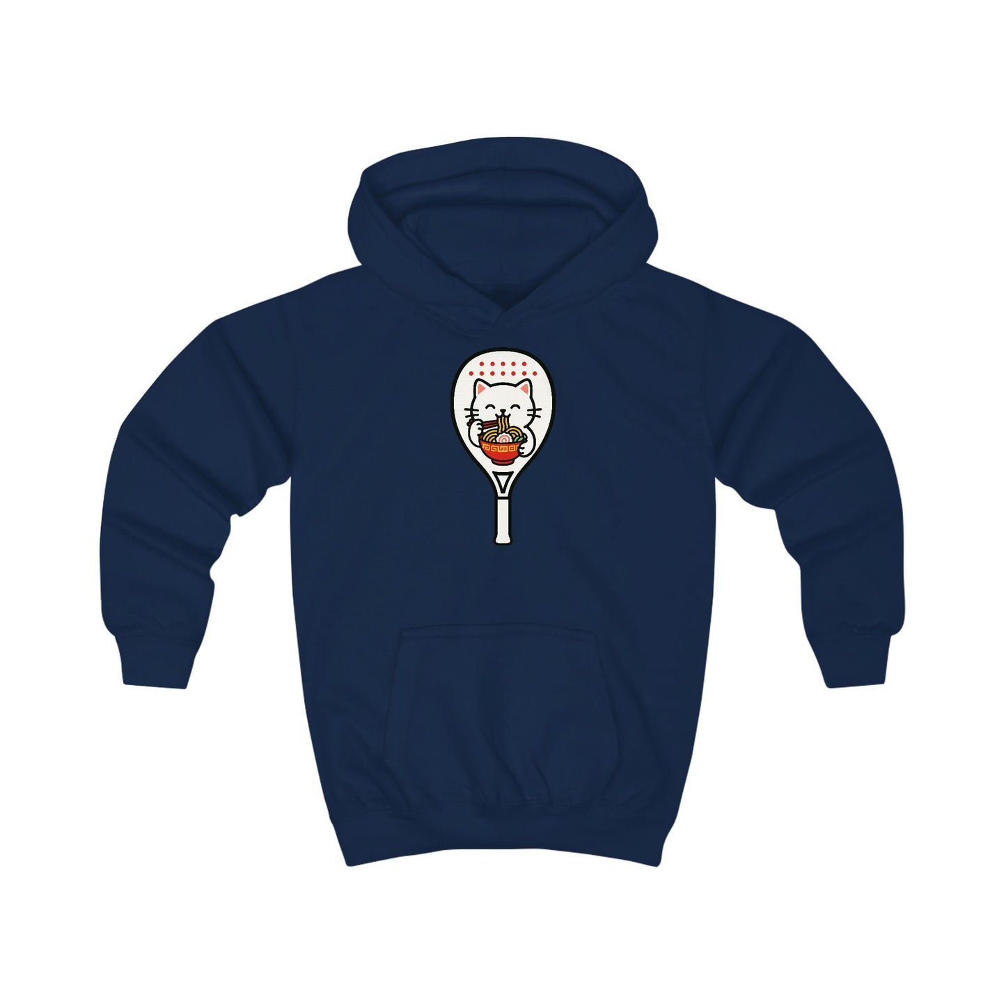 Cat Ramen Padel Hoodie Kids
