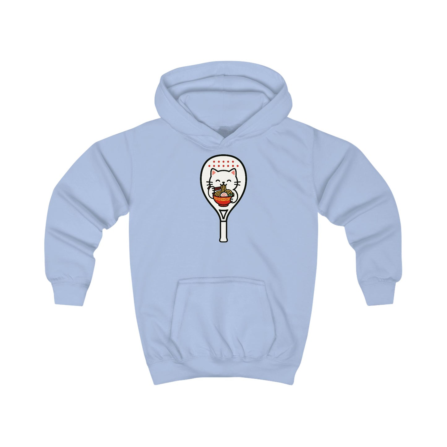 Cat Ramen Padel Hoodie Kids