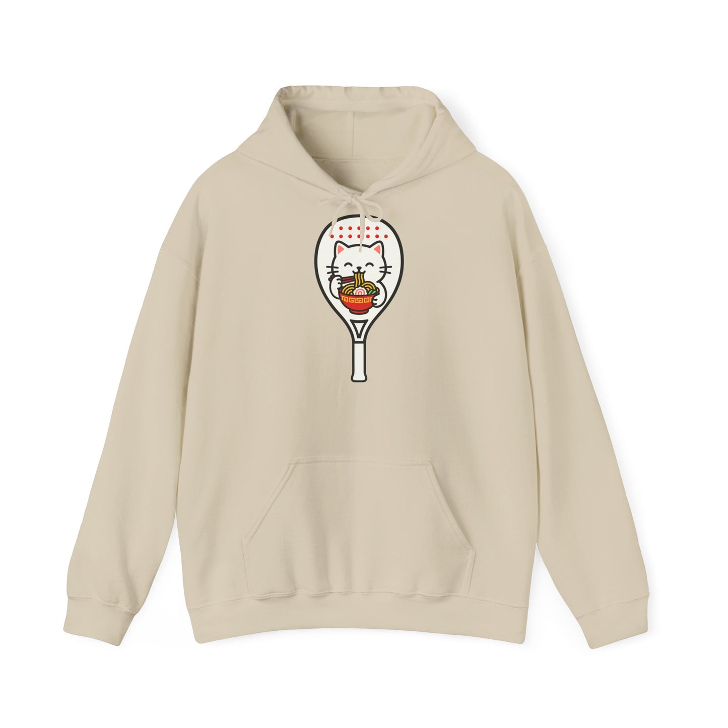 Cat Ramen Padel Hoodie