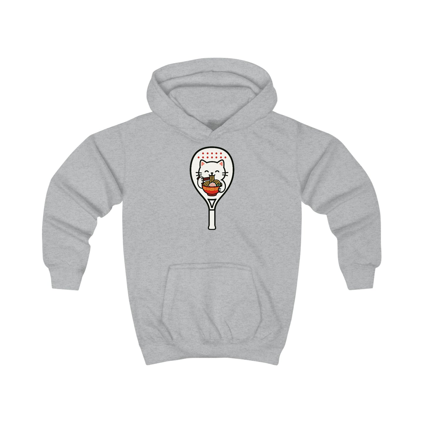 Cat Ramen Padel Hoodie Kids