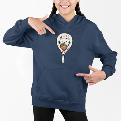 Cat Ramen Padel Hoodie Kids